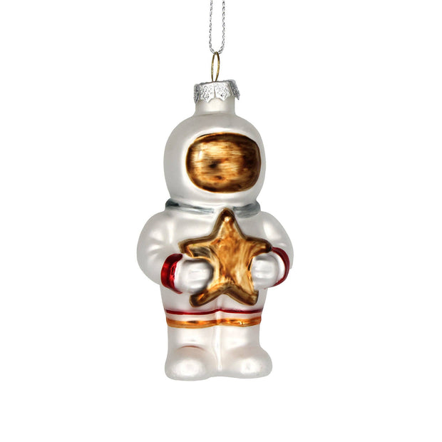 Astronaut glass ornament - ornament gifts 