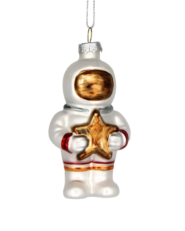 Astronaut glass ornament - ornament gifts 