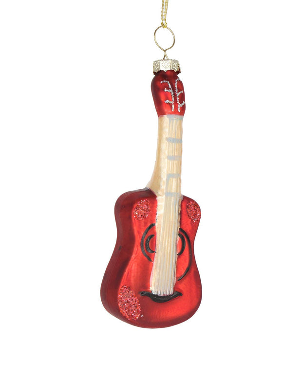 Christmas ornament glass rock guitar - Christmas gifts 