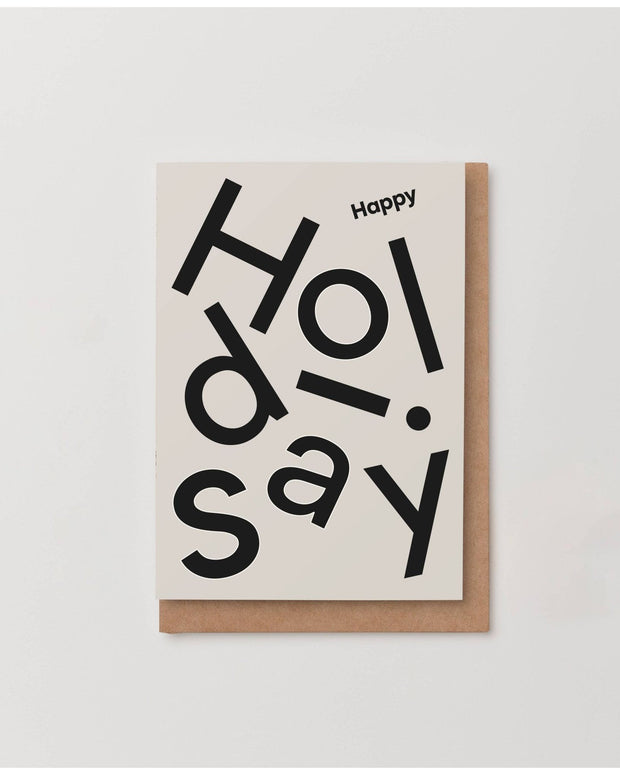 HAPPY HOLIDAYS - Greeting Card - Room Eight - Kinshipped
