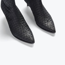 Heidi Woven Ankle Boot Freda Salvador Ankle Boots Black