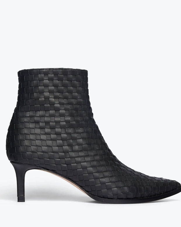 Heidi Woven Ankle Boot Freda Salvador Ankle Boots Black