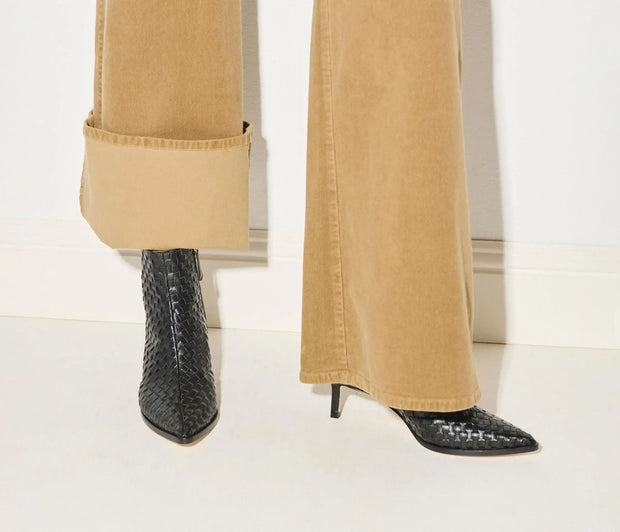 Heidi Woven Ankle Boot Freda Salvador Ankle Boots Black