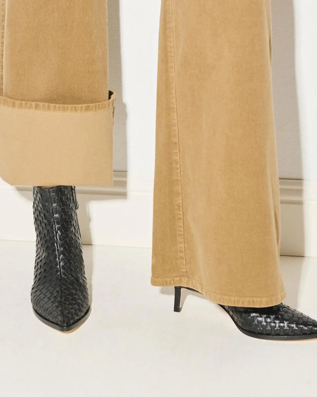 Heidi Woven Ankle Boot Freda Salvador Ankle Boots Black