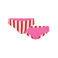Pink and red its now cool swimsuit 