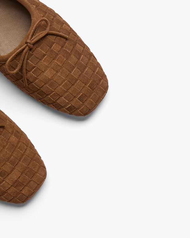 Jada Suede Ballet Flat | Toffee