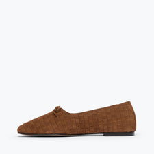 Jada Suede Ballet Flat | Toffee