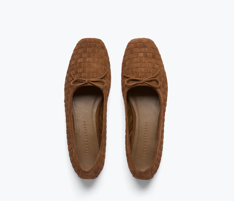 Jada Suede Ballet Flat | Toffee