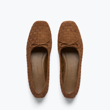 Jada Suede Ballet Flat | Toffee
