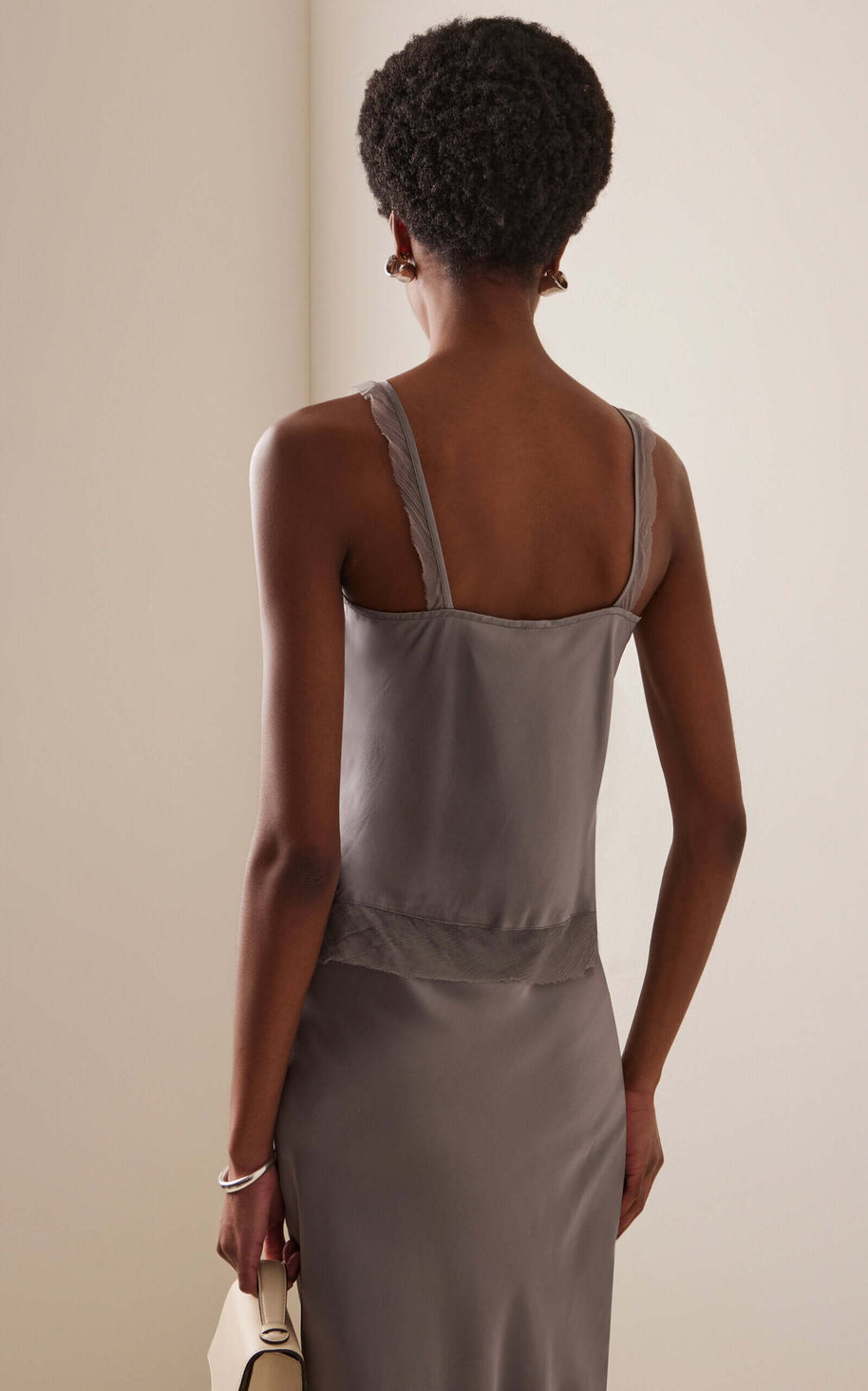 The Garment Catania Silk Top in Grey 