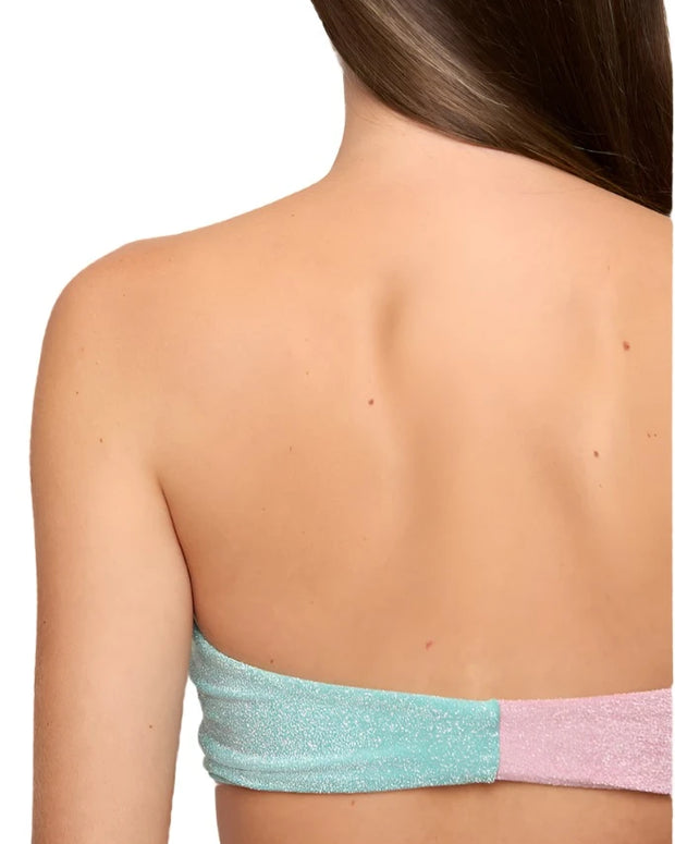 Mikoh swimwear - lurex malua top - mixed berry bikini\