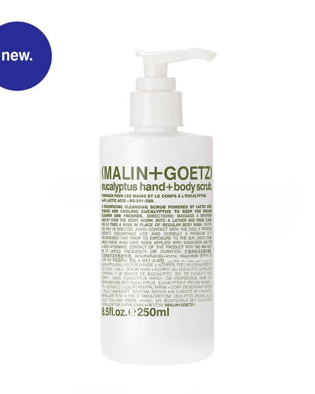 Malin and Goetz hand and body scrub 