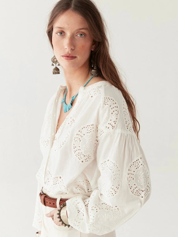 Margaret Blouse | Bath Rose