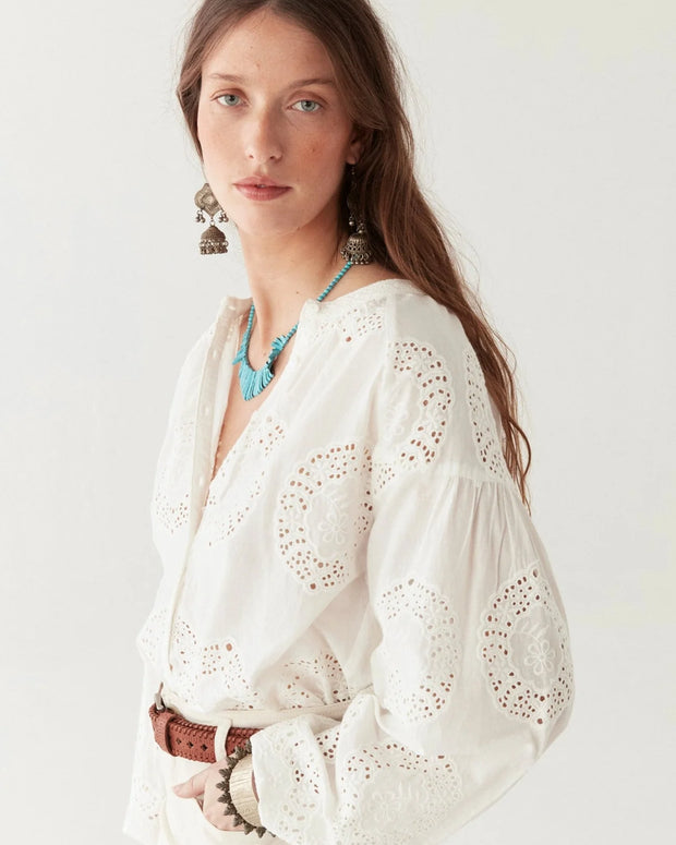 Margaret Blouse | Bath Rose