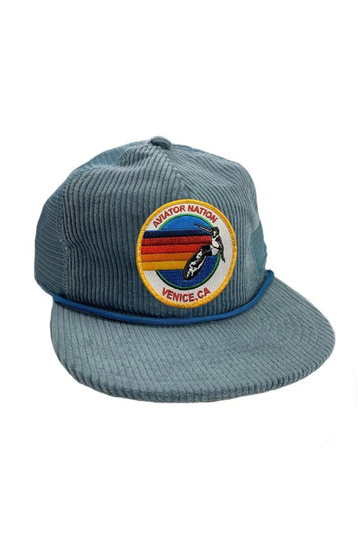 Aviator Nation Signature Vintage Corduroy Mesh Trucker Hat 