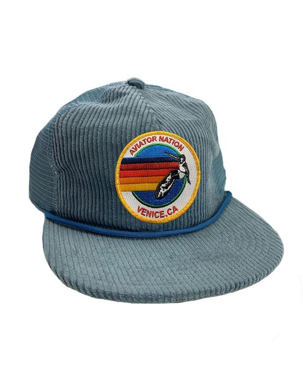 Aviator Nation Signature Vintage Corduroy Mesh Trucker Hat 