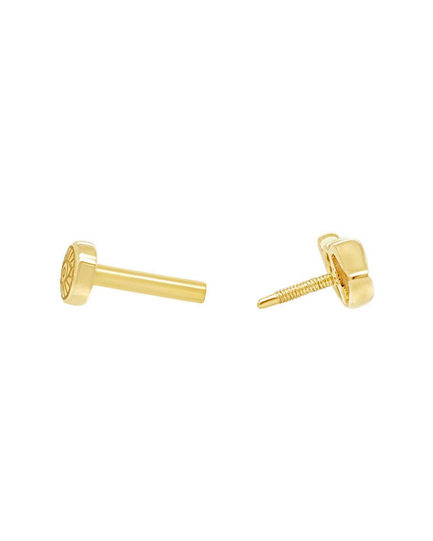 Smile Lip Threaded Flat Back Earring - Room Eight - Porter Lyons