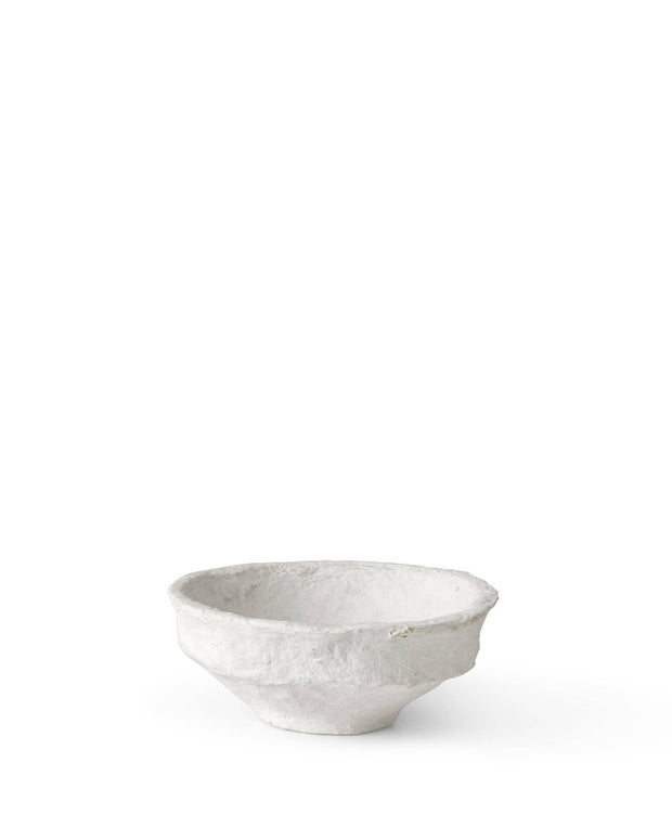 SUSTAIN Sculptural Bowl, small white by Nordstjerne - Room Eight - Studio Nordhaven