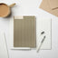 THIN GREEN STRIPE NOTEBOOK - Room Eight - Kinshipped