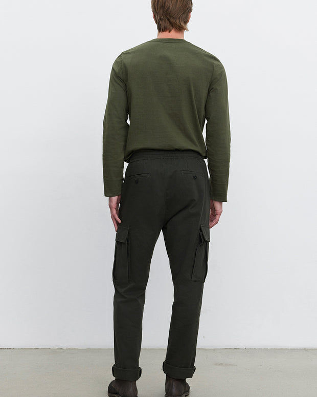 velvet by graham and spencer - velvet mens - bryce twill pant - utility pant mens marsh