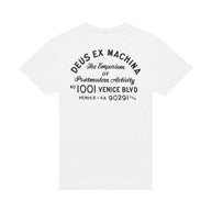 Venice Address Tee - White - Room Eight - Deus Ex Machina