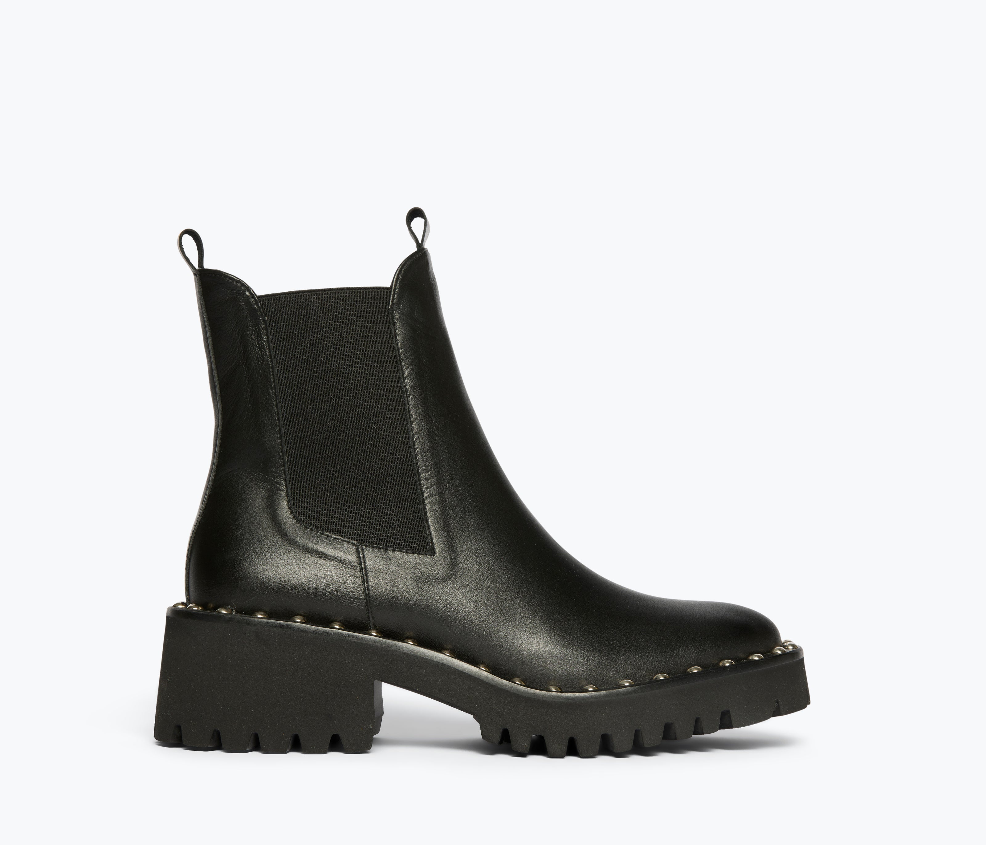 Freda Salvadore Bailey Boot Black Ankle Boot With Tread