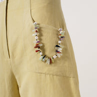 Ossa New York Stone and Pearl iPhone Wristlet 